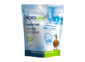 Новый уровень стирки от "АЛЬТЭРОС": стиральный порошок в капсулах NORDLAND